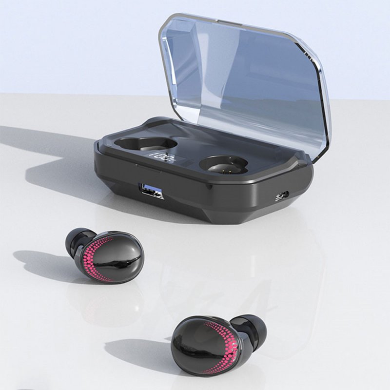 X10 TWS Bluetooth V5.0 HiFi Wireless Earbuds 8D Stereo Sport Mic Earphones With 3000mAh Charging Box 
