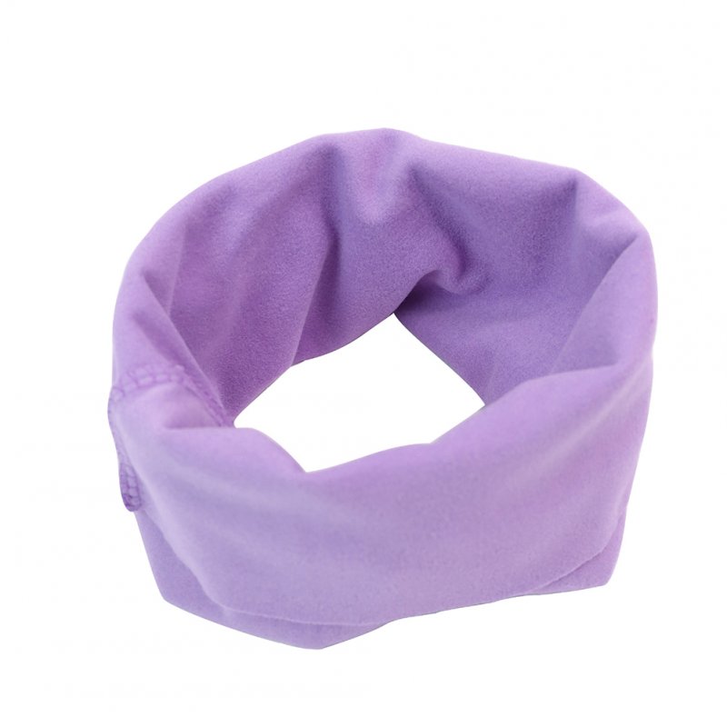 Pet Dog Warmer Grooming Earmuffs Soft Elastic Noise Protective Calming Ear Covers for Anxiety Relief Medium Purple