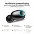 T8 TWS Earphone Wireless Bluetooth 5 0 Noise Cancelling Headphone Stereo Gaming Headsets LED Display 3500mAh Power Bank black