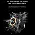 T90 Smart Watch 1 91 Inch Touch Color Screen Outdoor Sport Fitness Tracker Sleep Heart Rate Blood Oxygen Monitor Beige