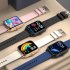 T90 Smart Watch 1 91 Inch Touch Color Screen Outdoor Sport Fitness Tracker Sleep Heart Rate Blood Oxygen Monitor Beige