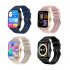 T90 Smart Watch 1 91 Inch Touch Color Screen Outdoor Sport Fitness Tracker Sleep Heart Rate Blood Oxygen Monitor Beige