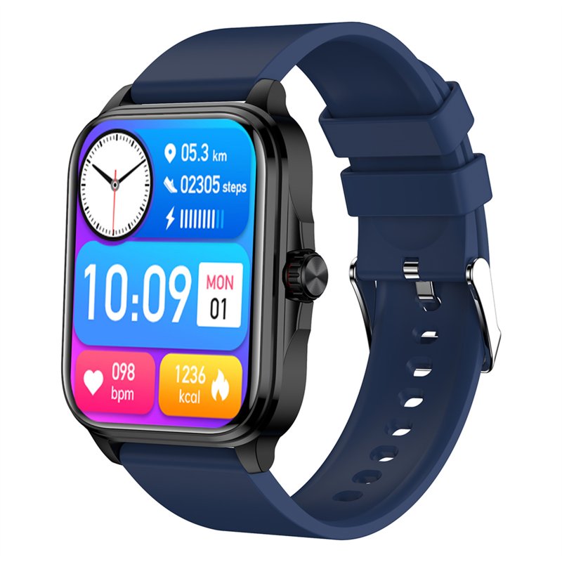 T90 Smart Watch 1.91 Inch Sport Fitness Tracker Heart Rate Blood Oxygen Monitor