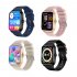 T90 Smart Watch 1 91 Inch Touch Color Screen Outdoor Sport Fitness Tracker Sleep Heart Rate Blood Oxygen Monitor Blue