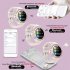 T92 Man Women Smart Watch with Earbuds V5 0 Headset Smartwatch Heart Rate Monitor Sports Watch Black