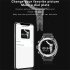 T92 Man Women Smart Watch with Earbuds V5 0 Headset Smartwatch Heart Rate Monitor Sports Watch Silver