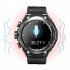 T92 Smart Watch 2 in 1bluetooth compatible Earphone Call Multi sport Mode Heart Rate Blood Oxygen Monitoring Smartwatch black