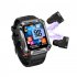 T93 Smart Watch with Tws Earphone 4g Large Memory Bluetooth Call Voice Assistant Smart Bracelet Camouflage Green