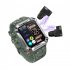 T93 Smart Watch with Tws Earphone 4g Large Memory Bluetooth Call Voice Assistant Smart Bracelet Camouflage Green