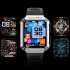 T93 Smart Watch with Tws Earphone 4g Large Memory Bluetooth Call Voice Assistant Smart Bracelet Camouflage Green