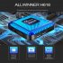 T95max Android 12 Smart Tv Box H618 2 4g 5g Wifi Bluetooth compatible Network Set Top Box black US Plug 4 32G