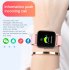 T98 Smart Watch Body Temperature Heart Rate Blood Pressure Monitor Sports Tracker Fitness Men Women Smart Bracelet Smartwatch black
