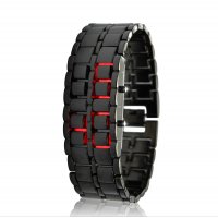 Japanese Style Inspired Red LED Watch 