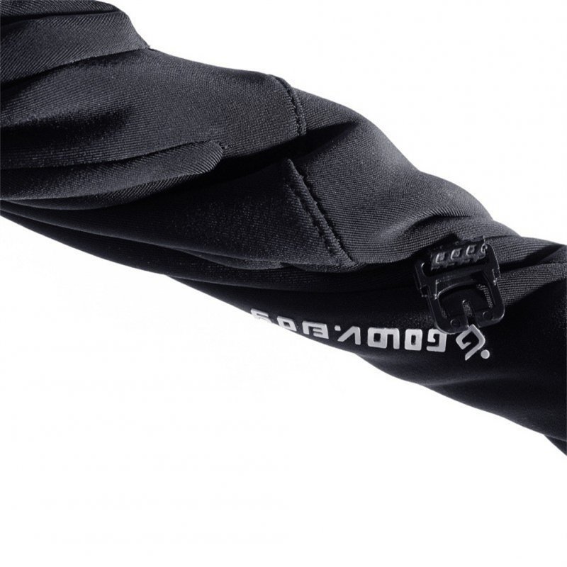 1 Pair Of Winter Warm  Gloves Touch Screen Non-slip Gloves for Outdoor Hiking Cycling Black M