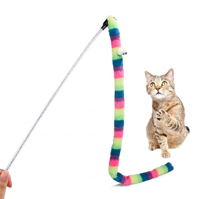 Cat Teaser Stick Teaser Wand Relieve Boredom Funny Cat Interactive Toy Pet Supplies 