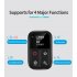 TELESIN 1m Waterproof Wifi Remote Control for GoPro Hero 8 7 6 5 3 3  4 Session Mount 80M Remote Distance Control 6 Cameras black