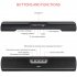 TG Bluetooth Speaker Loudspeaker Wireless Mini Column 3D 10W Stereo Music Surround Support FM TFCard Bass Box black