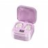 TG01 02 Mini Bluetooth compatible 5 1 Wireless Headset Digital Display Tws Stereo In ear Touch control Earphone TG01mini pink