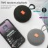 TG352 Portable Wireless Speaker 360 HD Surround Stereo Sound With Strong Bass Waterproof Speaker For Home Parties Activities grey
