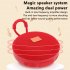 TG352 Portable Wireless Speaker 360 HD Surround Stereo Sound With Strong Bass Waterproof Speaker For Home Parties Activities grey
