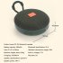 TG352 Portable Wireless Speaker 360 HD Surround Stereo Sound With Strong Bass Waterproof Speaker For Home Parties Activities grey