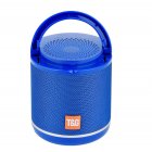 TG518 Bluetooth Speaker Phone Holder TWS Series FM Card Subwoofer Wireless Outdoor Portable Bluetooth Small Speaker blue