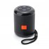 TG519 Portable Speaker Mini Wireless Speaker 10M Wireless Range USB Disk TF Card Player For Phones Travel Hiking Car grey