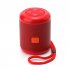TG519 Portable Speaker Mini Wireless Speaker 10M Wireless Range USB Disk TF Card Player For Phones Travel Hiking Car black