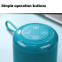 TG519 Portable Speaker Mini Wireless Speaker 10M Wireless Range USB Disk TF Card Player For Phones Travel Hiking Car black