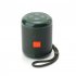 TG519 Portable Speaker Mini Wireless Speaker 10M Wireless Range USB Disk TF Card Player For Phones Travel Hiking Car black