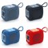 TG661 Portable Wireless Speaker Memory Cards Player With Lanyard LED Lighting Speaker Surround Stereo Sound Subwoofer Type C Charging Speaker For Travel Parties