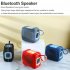 TG661 Portable Wireless Speaker Memory Cards Player With Lanyard LED Lighting Speaker Surround Stereo Sound Subwoofer Type C Charging Speaker For Travel Parties