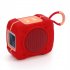 TG661 Portable Wireless Speaker Memory Cards Player With Lanyard LED Lighting Speaker Surround Stereo Sound Subwoofer Type C Charging Speaker For Travel Parties