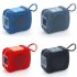 TG661 Portable Wireless Speaker Memory Cards Player With Lanyard LED Lighting Speaker Surround Stereo Sound Subwoofer Type C Charging Speaker For Travel Parties