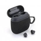 TG809 2 In 1 Portable Wireless Speaker Earbuds Combo Mini Surround Stereo Sound With Earbuds For Home Party Outdoor Travel black