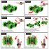 THINKMAX 2Pack RC Stunt Car Watch Gesture Sensor Car Green Red
