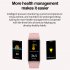 TK71Pro Smart Watch 1 47 Inch Touch Screen Fitness Watch Waterproof Activity Trackers Blood Lipid Monitoring Pink