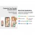 TK71Pro Smart Watch 1 47 Inch Touch Screen Fitness Watch Waterproof Activity Trackers Blood Lipid Monitoring Pink