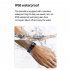 TK72 Smart Watch Waterproof Smartwatch Heart Rate Blood Oxygen Sleep Monitor 1 47 inch Touchscreen Watches Black