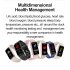 TK72 Smart Watch Waterproof Smartwatch Heart Rate Blood Oxygen Sleep Monitor 1 47 inch Touchscreen Watches Black