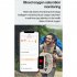 TK72 Smart Watch Waterproof Smartwatch Heart Rate Blood Oxygen Sleep Monitor 1 47 inch Touchscreen Watches Black