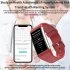 TK76 Smart Watch Sleep ECG Body Fat Heart Rate Temperature Detection 1 47 inch Touch Screen Fitness Watch Purple