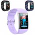TK76 Smart Watch Sleep ECG Body Fat Heart Rate Temperature Detection 1 47 inch Touch Screen Fitness Watch Purple