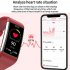 TK76 Smart Watch Sleep ECG Body Fat Heart Rate Temperature Detection 1 47 inch Touch Screen Fitness Watch Purple