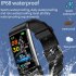 TK76 Smart Watch Sleep ECG Body Fat Heart Rate Temperature Detection 1 47 inch Touch Screen Fitness Watch Purple
