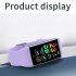 TK76 Smart Watch Sleep ECG Body Fat Heart Rate Temperature Detection 1 47 inch Touch Screen Fitness Watch Purple