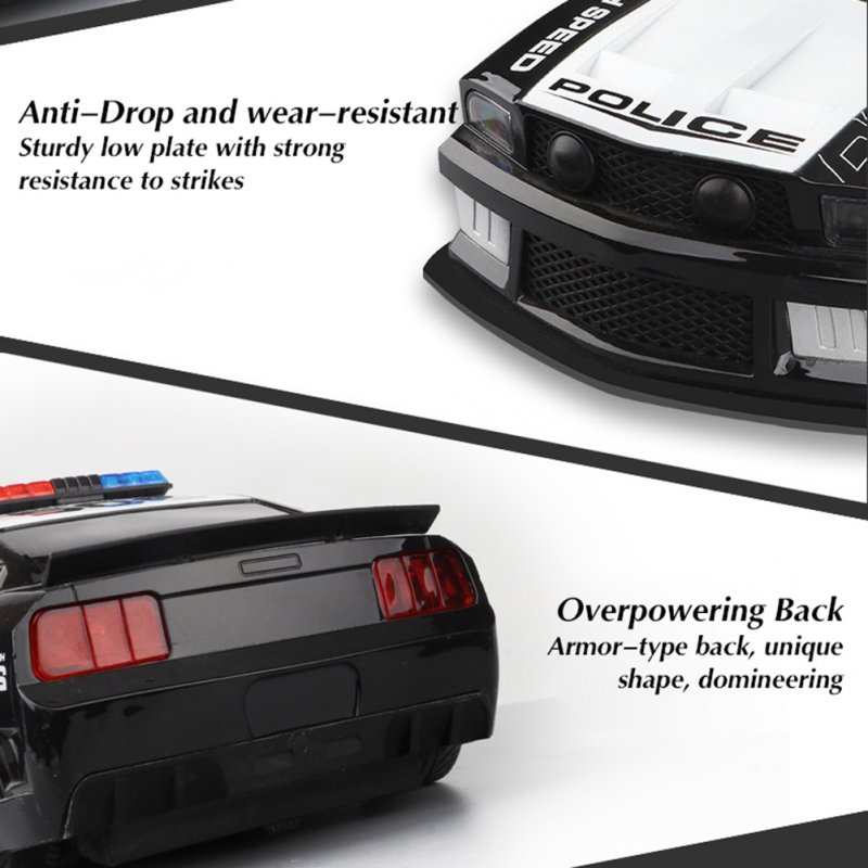 1/12 2.4GHZ Super Fast Police RC Car Toy with Lights Durable Chase Drift Vehicle Boy Toy
