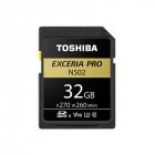 TOSHIBA EXCERIA Pro N502 SD Card 270mb s 32GB V90 Class 10 U3 UHS II Memory Card for Full HD 8k Video Camera Black gold