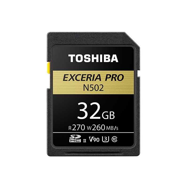 TOSHIBA EXCERIA Pro N502 SD Card 32GB