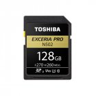 TOSHIBA EXCERIA Pro N502 SD Card 270mb s 128GB V90 Class 10 U3 UHS II Memory Card for Full HD 8k Video Camera Black gold